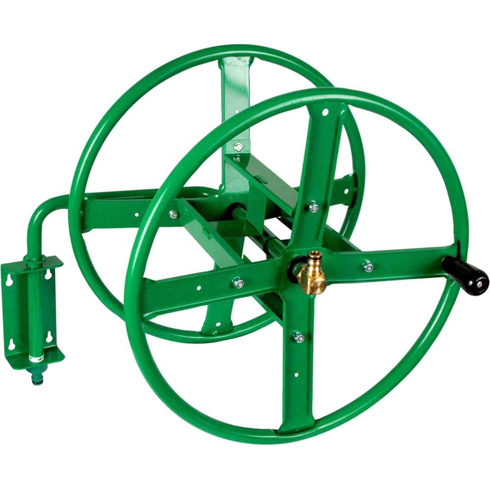 Sirius Wall Mounted Empty Metal Hose Reel Tupwall01