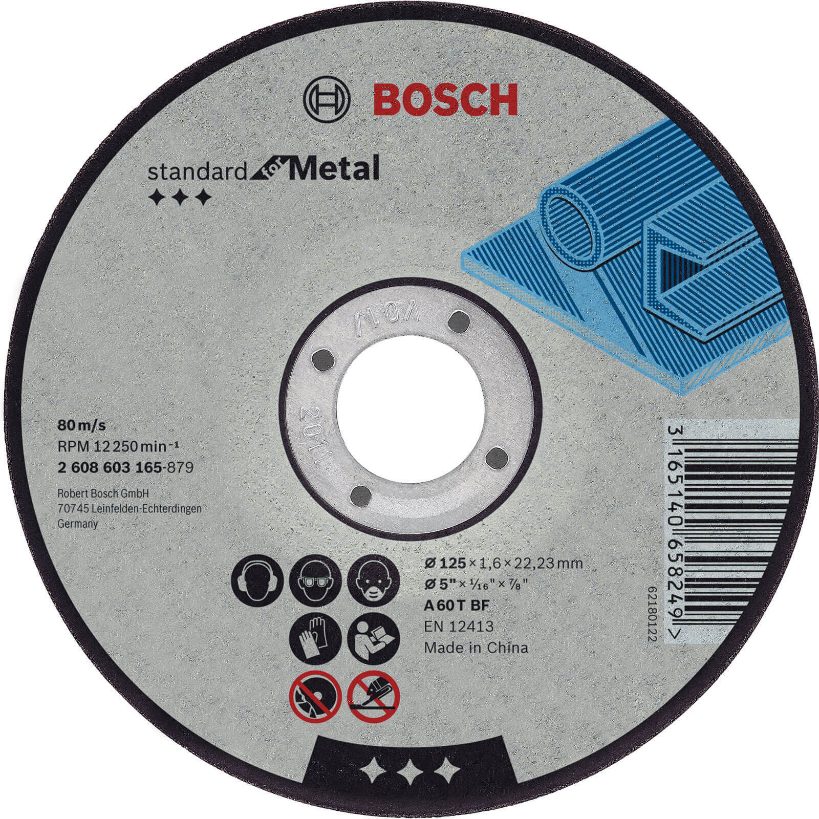 Image of Bosch Expert A30S BF Flat Metal Cutting Disc 100mm