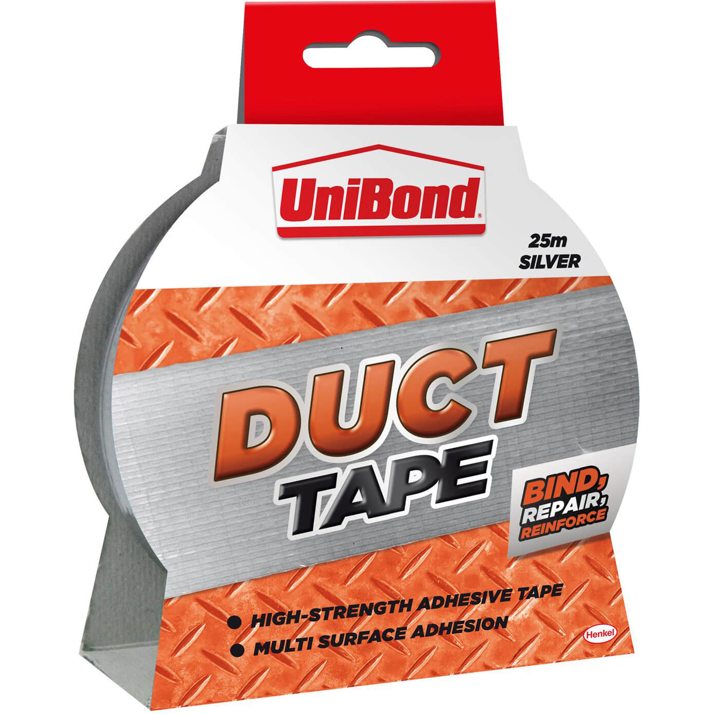 Image of Unibond Duct Tape Silver 50mm 25m