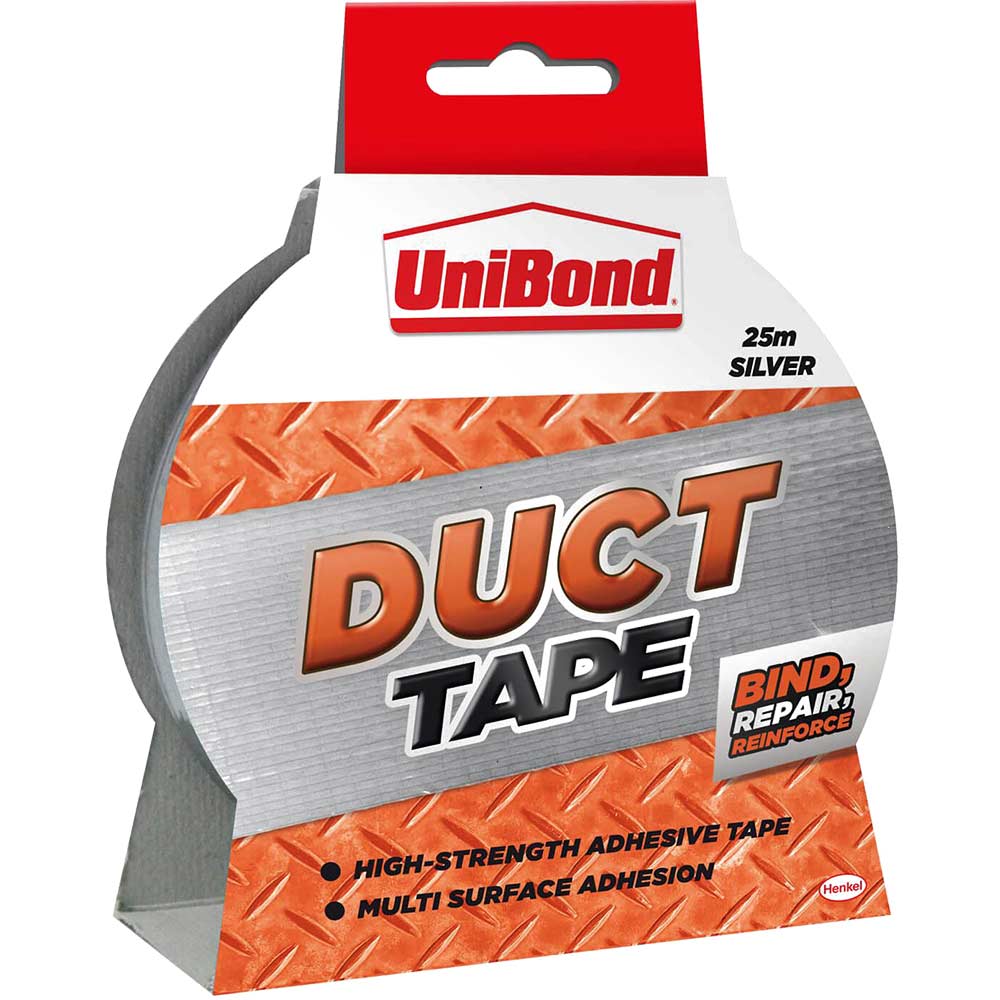 Image of Unibond Duct Tape Silver 50mm 25m