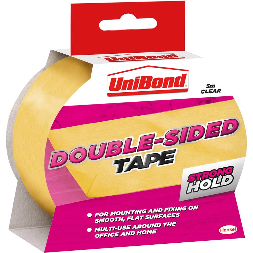 Unibond Double Sided Adhesive Tape 38mm 5m