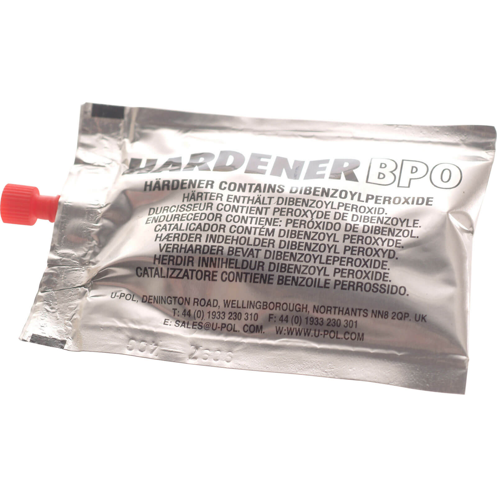 Image of UPO Isopon Hardener Sachet For P38 and P40 Body Fillers 40g