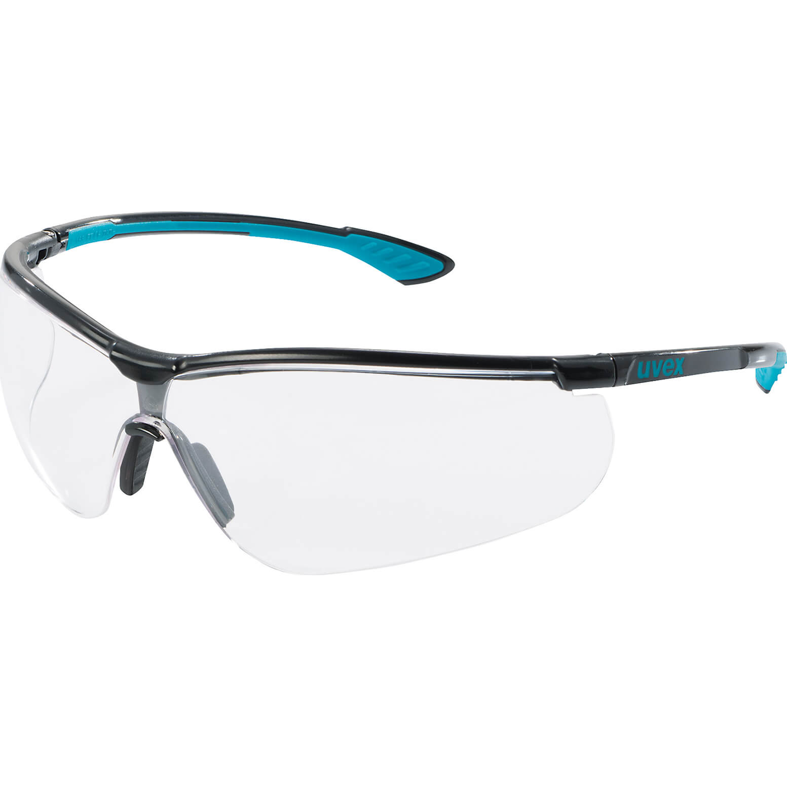 Image of Uvex Sportstyle Safety Glasses Black Clear