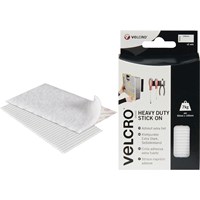 Velcro Heavy Duty Stick On Strips White