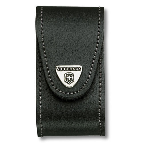 Image of Victorinox Black Leather Pouch Fits 5-8 Layer Swiss Army Knives