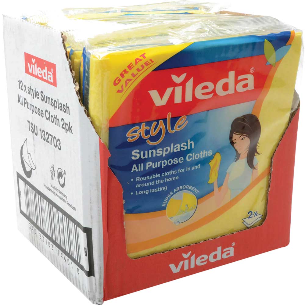 Vileda All Purpose Cleaning Cloths | Cloths & Sponges