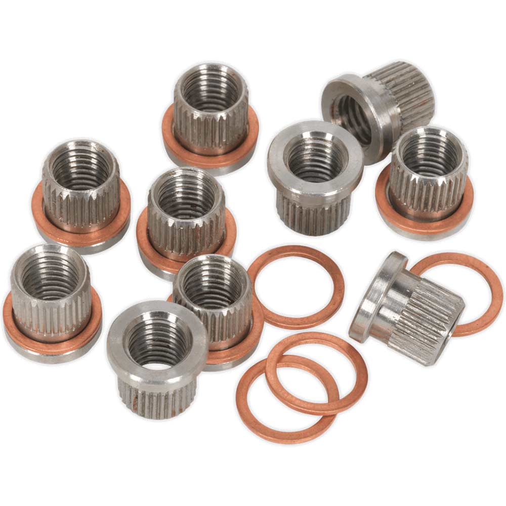 Sealey Brake Calliper Thread Repair Replacement Inserts M9 1.25mm Pack of 10
