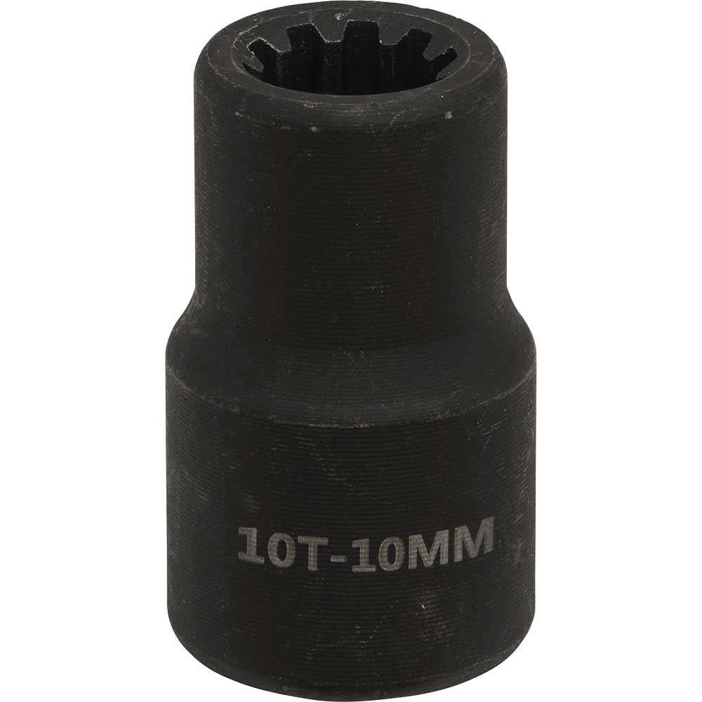 Sealey 3/8" Drive 10 Point Square Ribe Brake Caliper Socket 3/8" 10mm