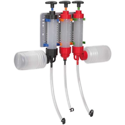 Sealey VS408 3 Piece Fluid Transfer Syringe Set