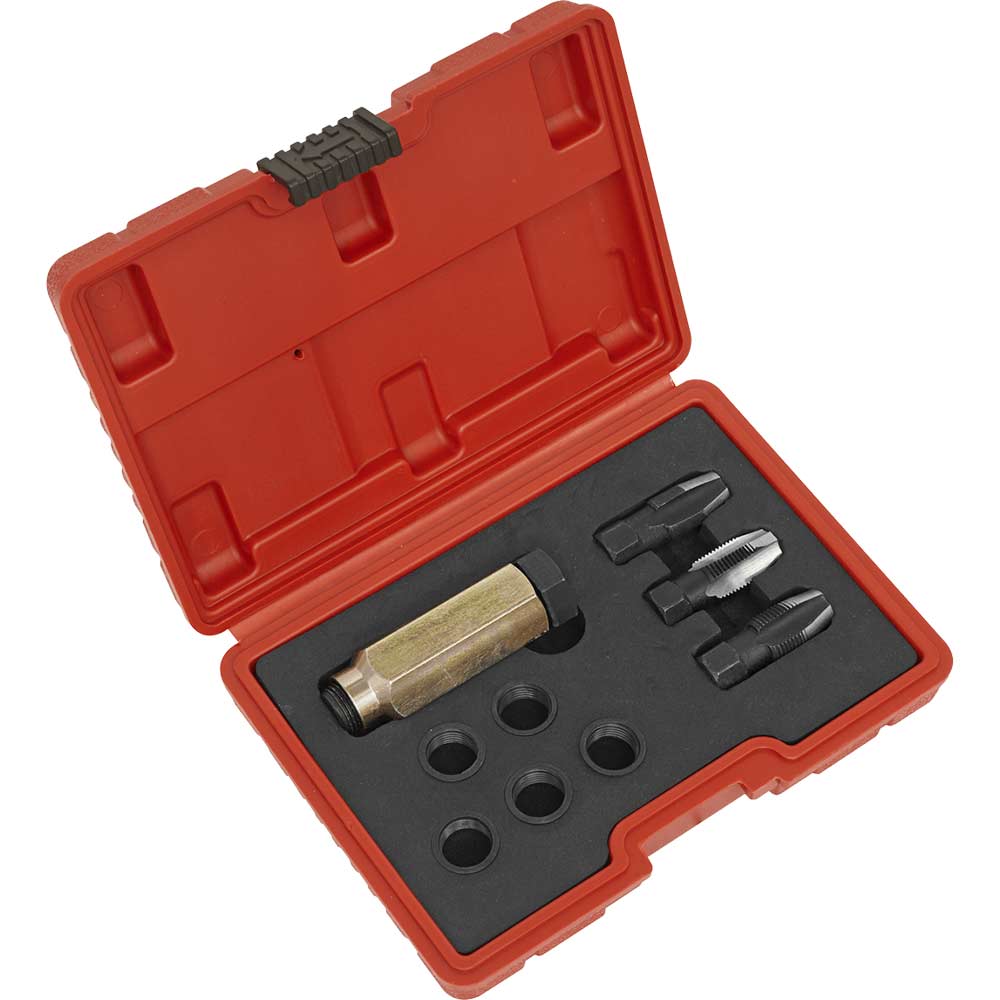 Sealey Oxygen Sensor Thread Repair Kit M18 1.5mm in UK Specification