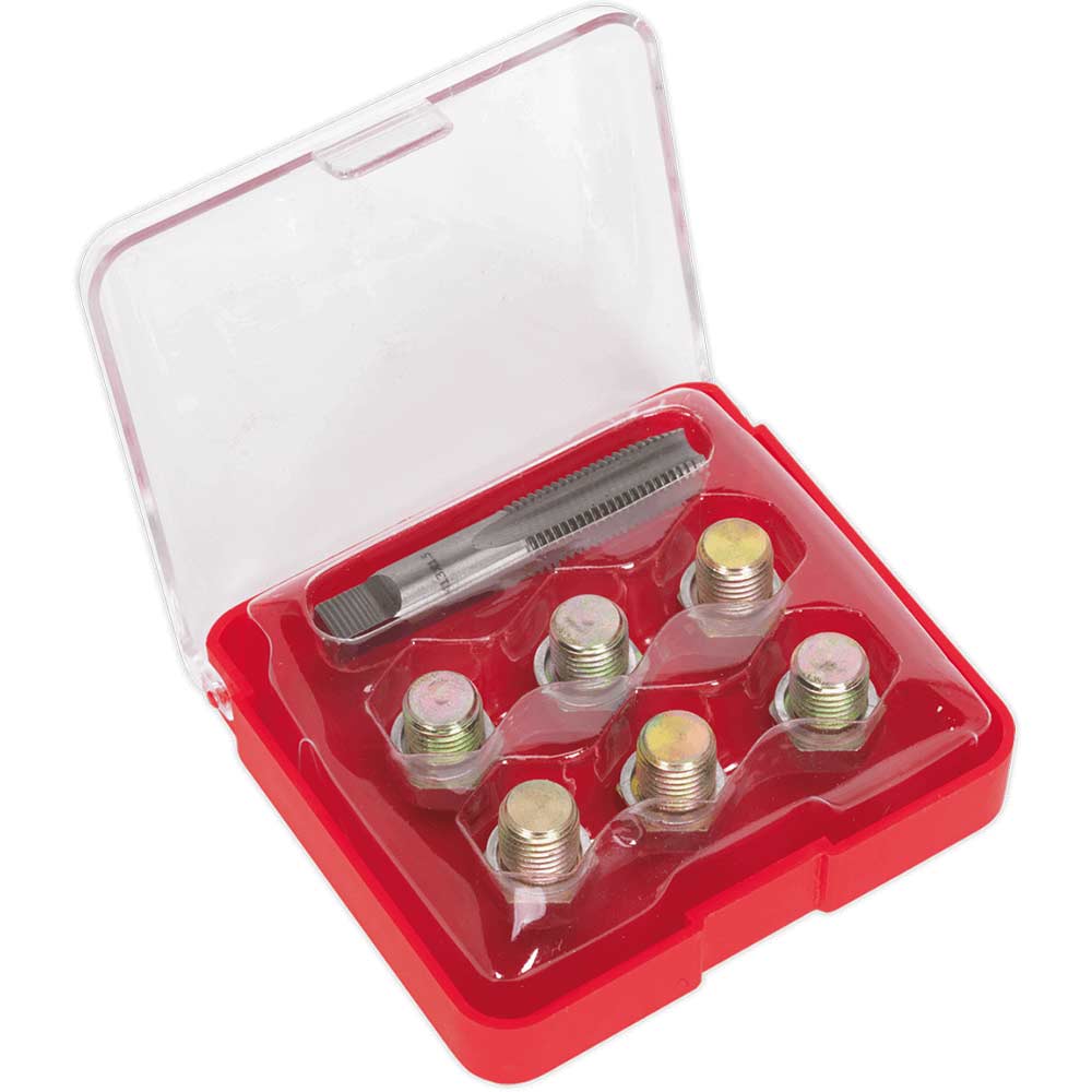 Sealey Oil Drain Plug Thread Repair Kit M13 1.5mm