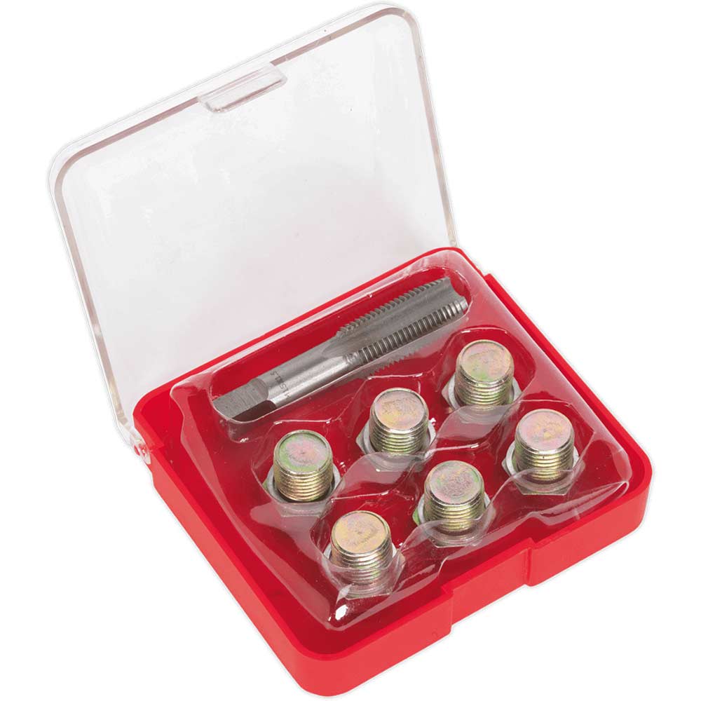 Sealey Oil Drain Plug Thread Repair Kit M15 1.5mm