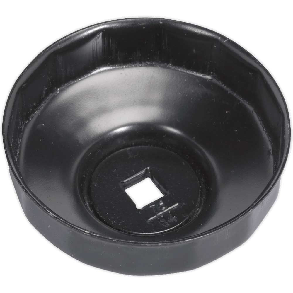 Sealey 14 Flute Oil Filter Cap Wrench for BMW, Mercedes and Porsche 3/8" 76mm