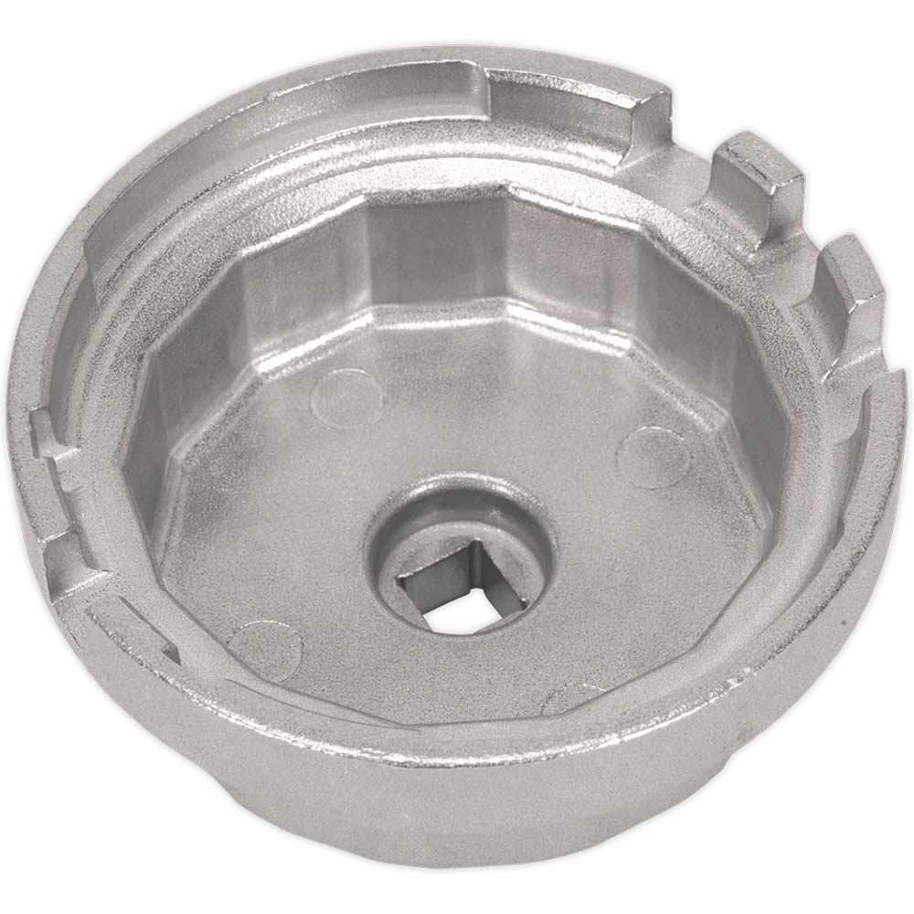 Sealey 3/8" Drive 14 Flute Oil Filter Cap Wrench for Lexus and Toyota 3/8" 64.5mm
