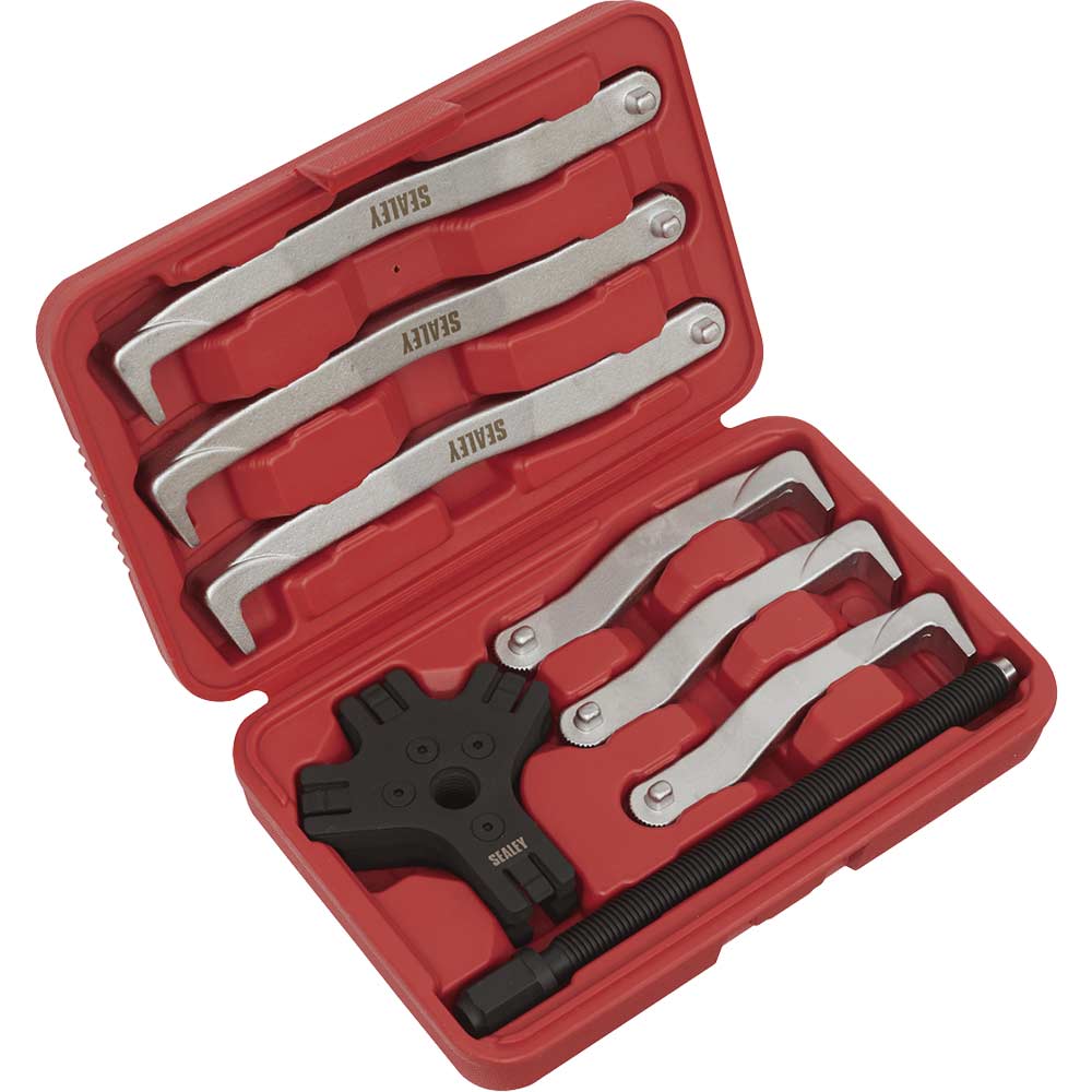 Image of Sealey VS83 Fast Action Twin and Triple Leg Reversible Puller Set