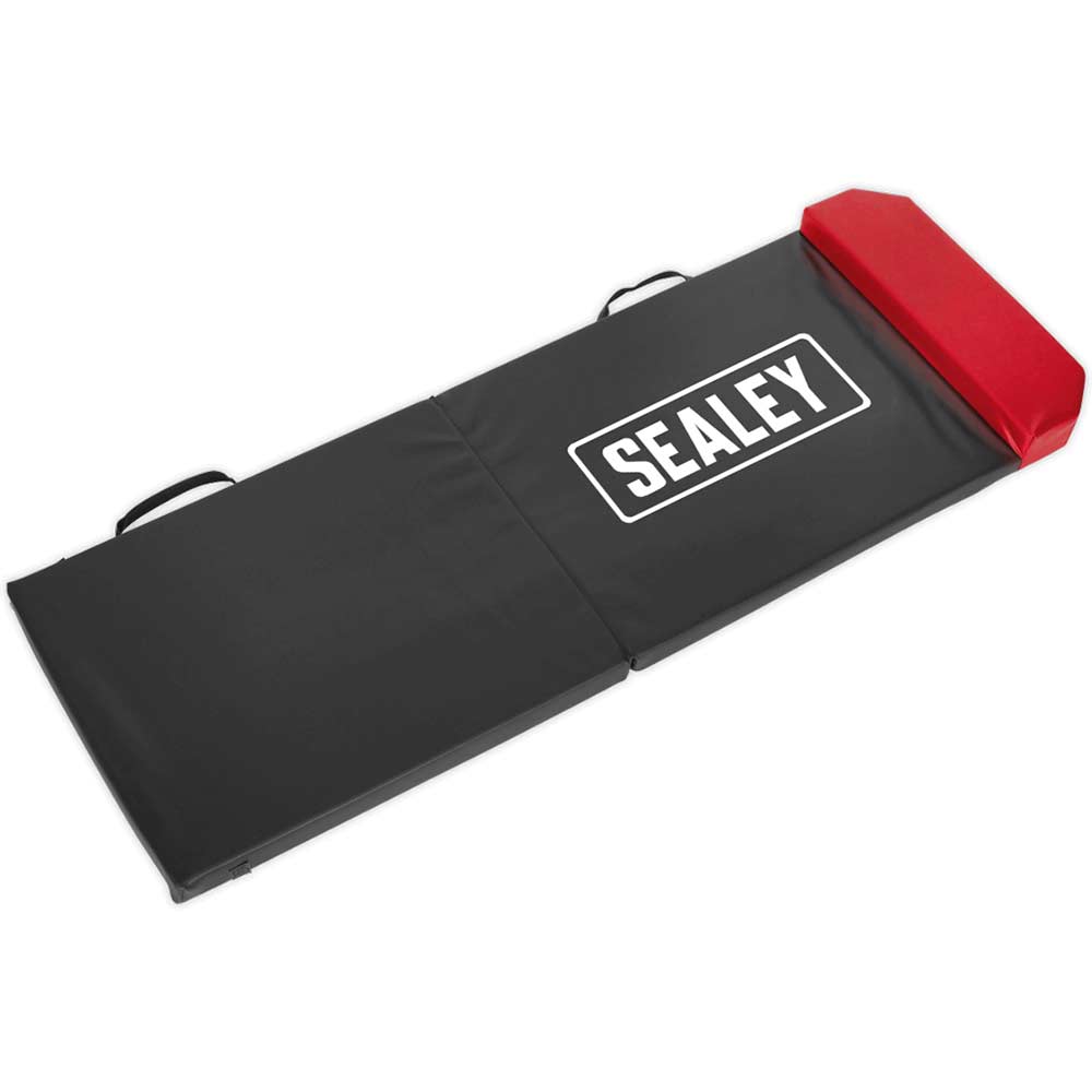 Sealey Foldable Mechanics Mat and Headrest 1220mm 444mm