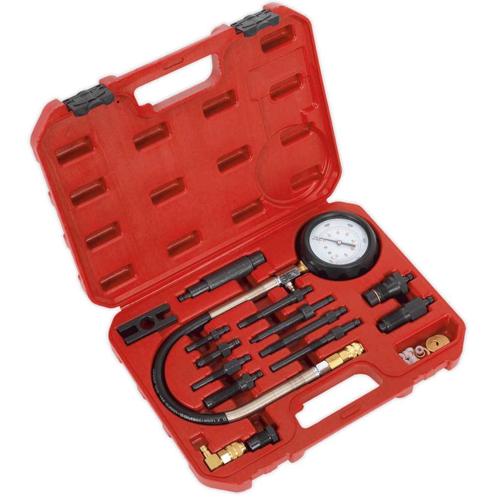 Image of Sealey VSE204 11 Piece Diesel Compression Test Kit