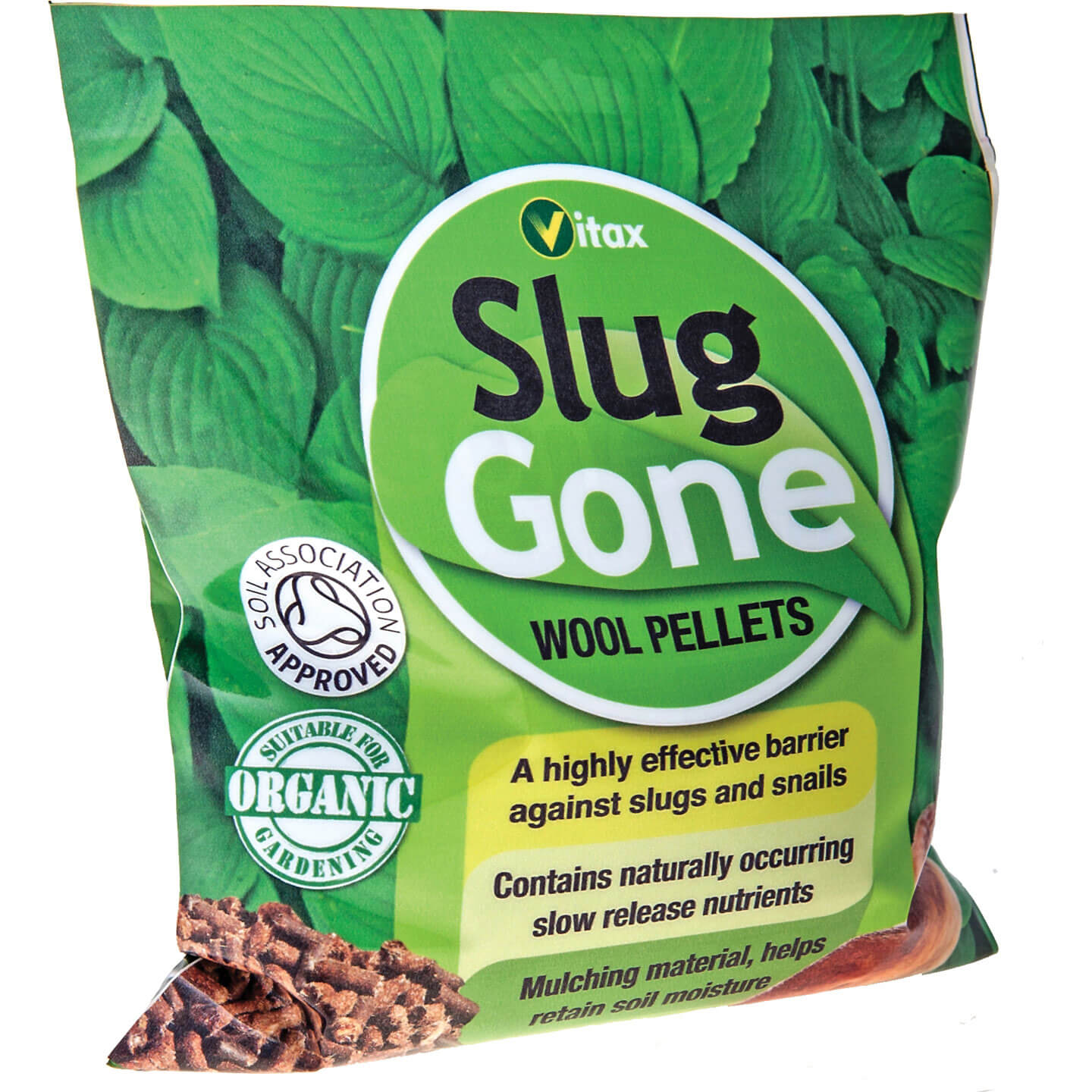 Image of Vitax Slug Gone Wool Pellets for Killing Slugs 1l
