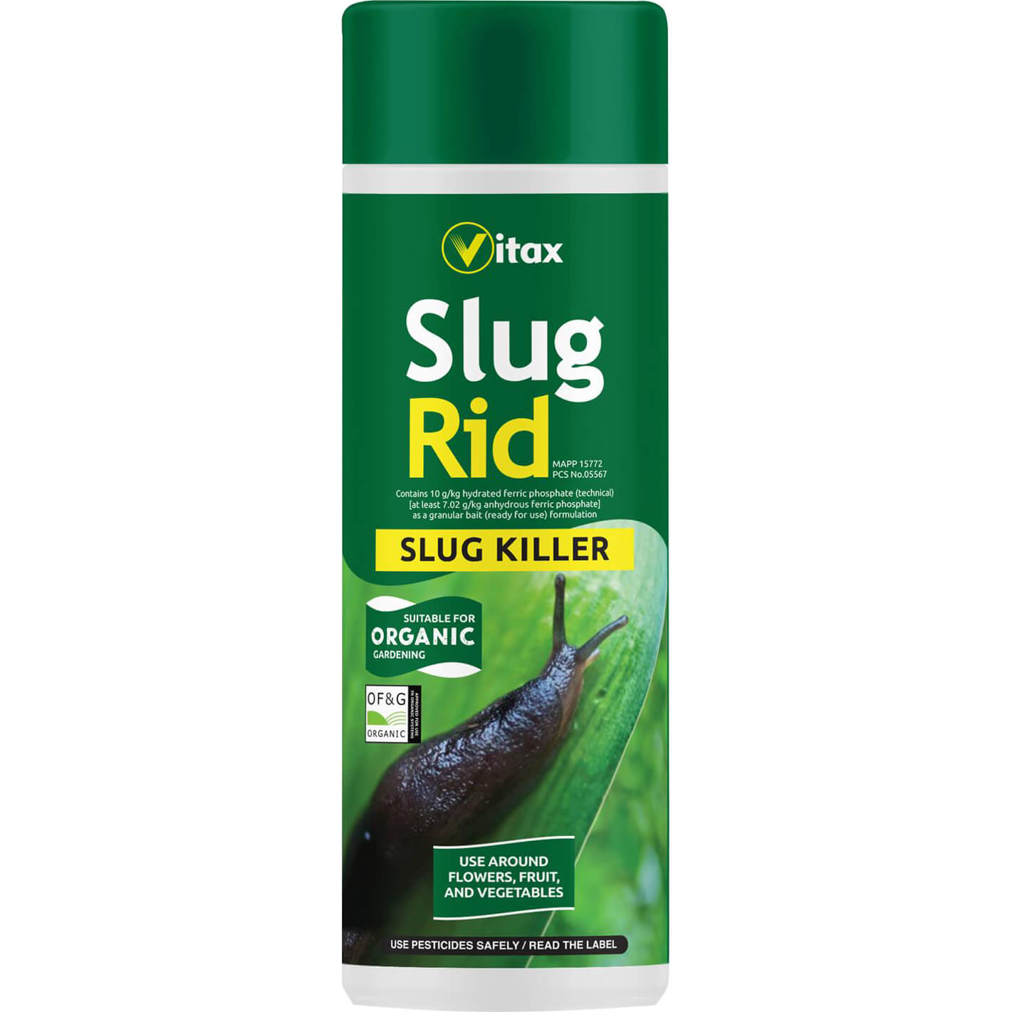 Image of Vitax Slug Rid Pellets for Killing Slugs 500g