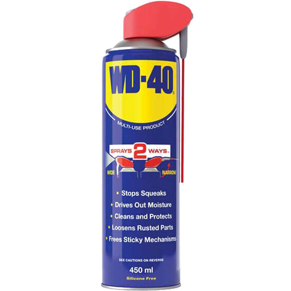 WD40 Multi Purpose Lubrication Matenance Smart Straw Aerosol Can 450ml