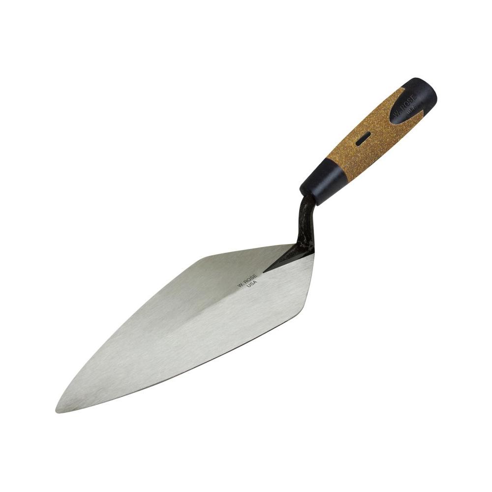 W.Rose Narrow London Brick Trowel Cork Handle