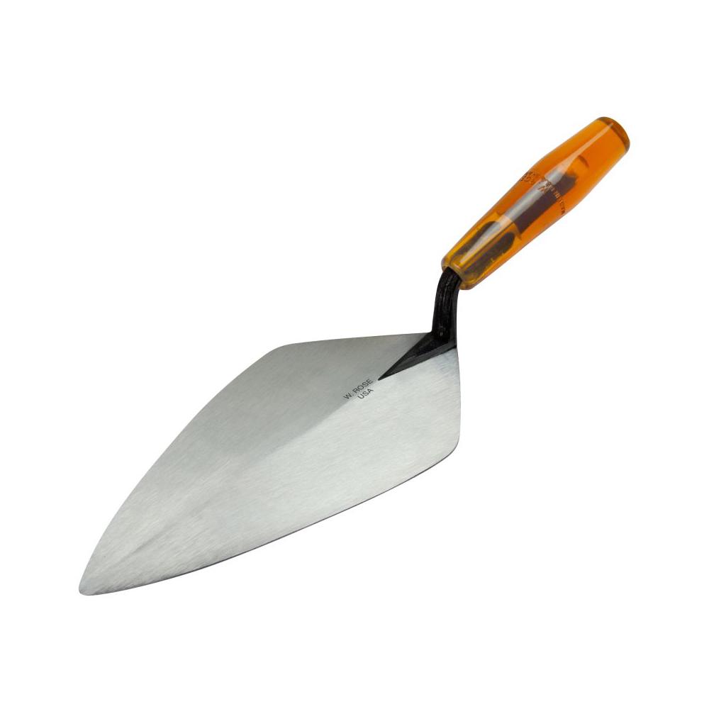 W.Rose Wide London Brick Trowel Leather Handle
