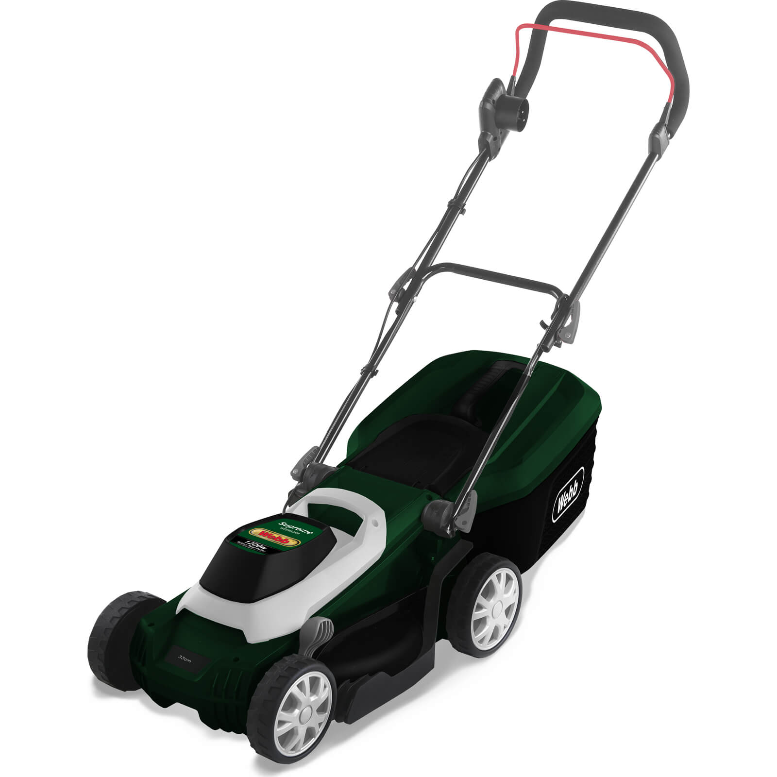 Photos - Lawn Mower Webb WEER33RR Classic Electric Rotary Lawnmower with Rear Roller 330mm 