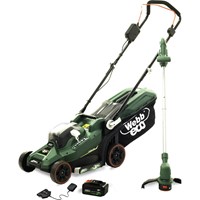 Webb 20v Cordless Lawnmower and Grass Trimmer Garden Power Tool Kit