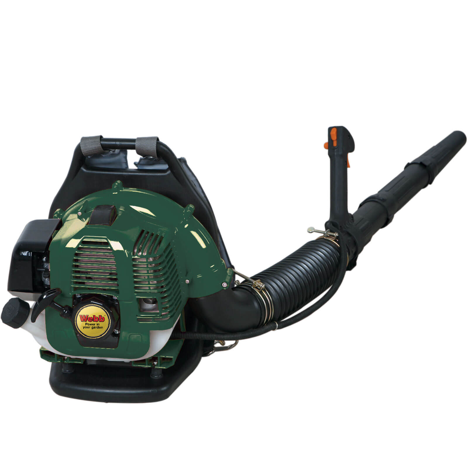 Image of Webb WEPB33 Petrol Backpack Blower FREE Garden Gloves & Safety Glasses Worth £6.90