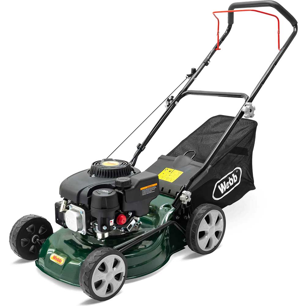 Image of Webb WER410HP Classic Petrol Rotary Lawnmower 410mm