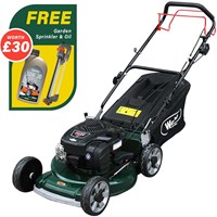 Webb WER19ALSP Petrol Alloy Deck Rotary Lawnmower 480mm
