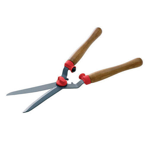 Image of Wolf Garten HSTL Traditional Wooden Handle Hedge Shears