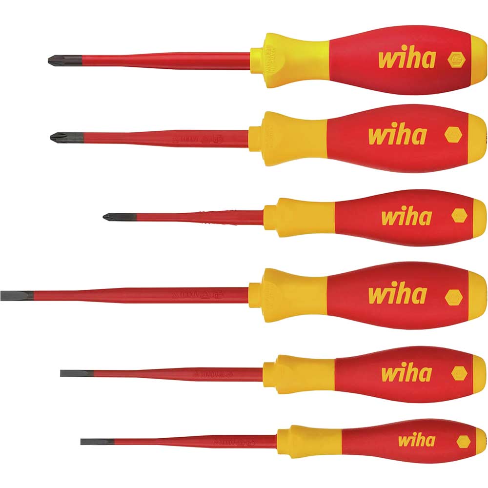 Photos - Screwdriver Wiha Softfinish 6 Piece VDE Insulated  Set 38362 