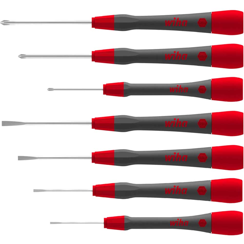 Wiha Picofinish 7 Piece Slotted and Phillips Precision Screwdriver