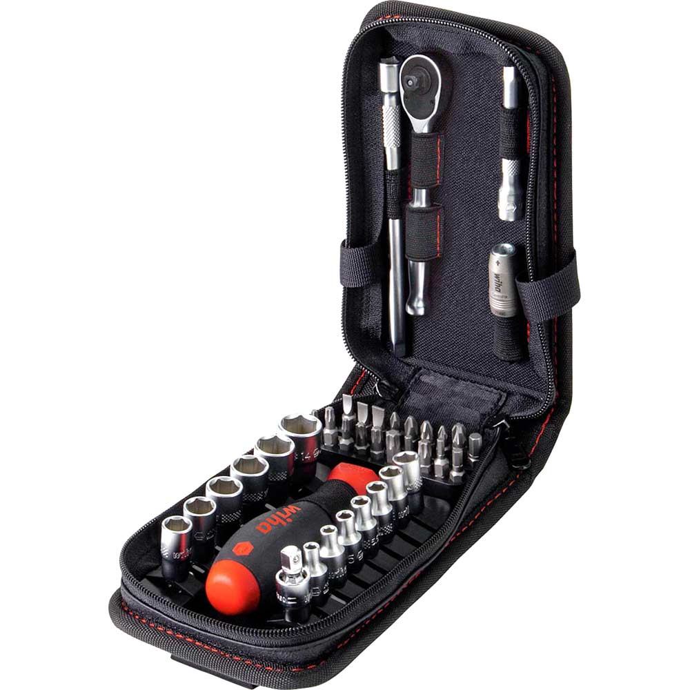 Wiha 40 Piece 1/4" Drive Socket and Bit Set 1/4