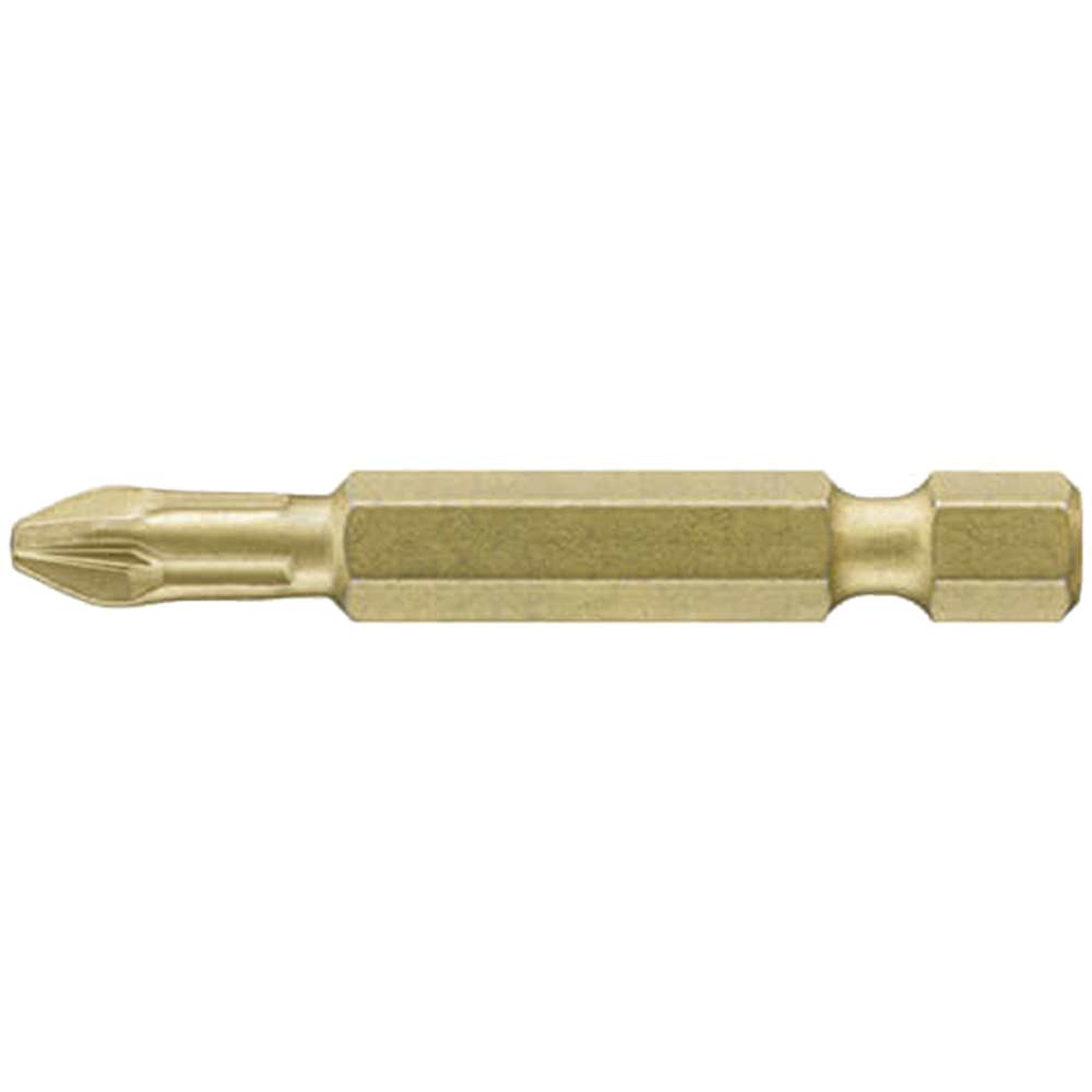 Image of Wiha Gold Phillips Screwdriver Bits PH2 50mm Pack of 3