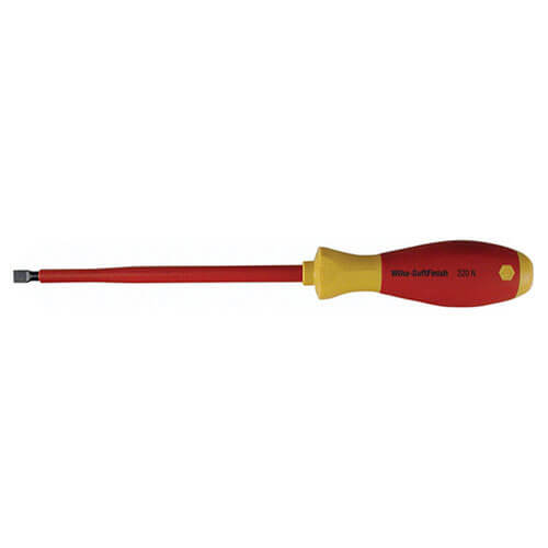 Image of Wiha 320N Series VDE Insulated Parallel Slotted Screwdriver 6.5mm 150mm