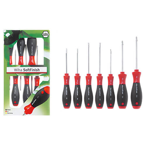 Image of Wiha 7 Piece Slotted and Phillips Screwdriver Set