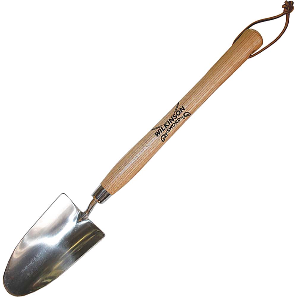 Image of Wilkinson Sword Stainless Steel Long Handled Garden Trowel