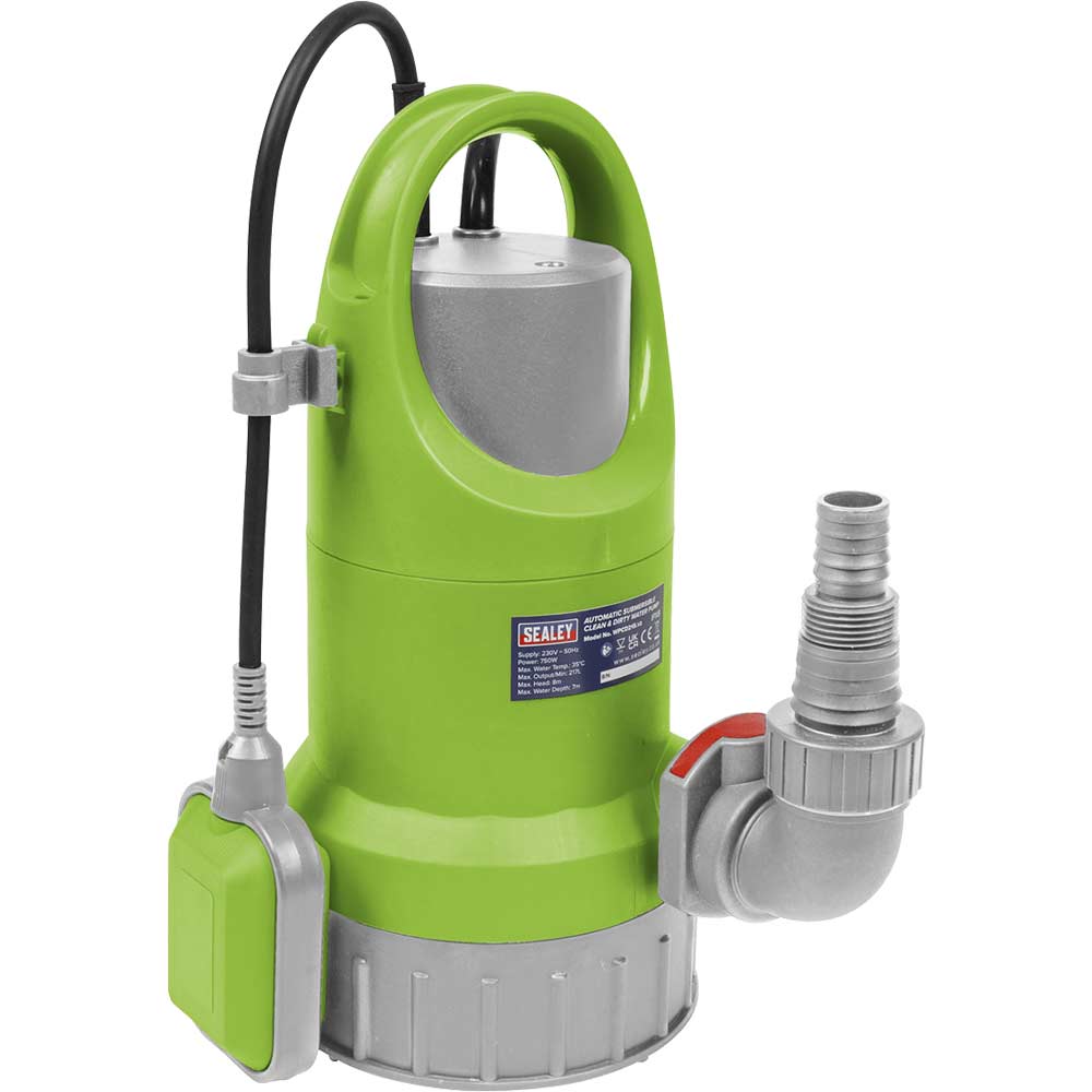 Sealey WPCD215 Submersible Dirty Water Pump 240v
