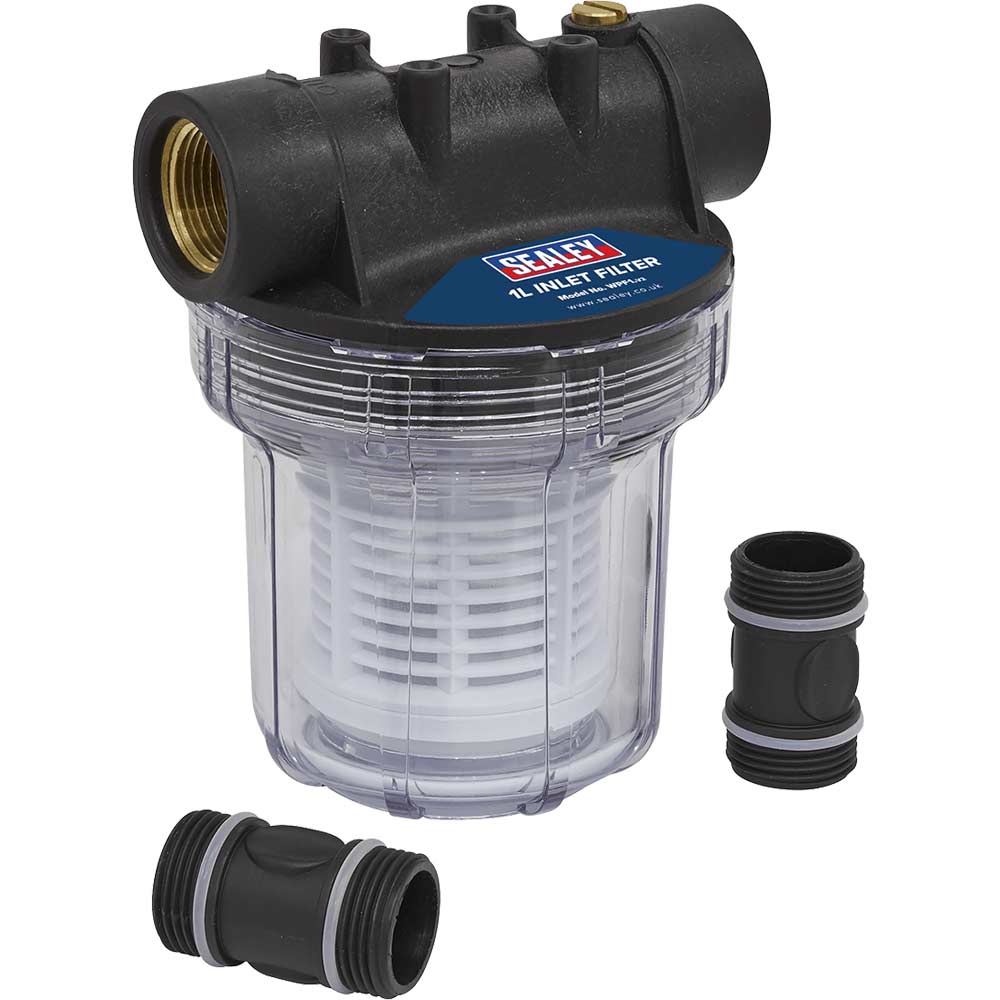 Sealey 1 Litre Inlet Filter for Surface Water Pumps in UK Specification