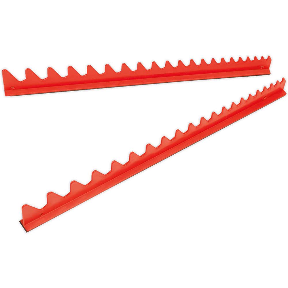 Sealey 2 Piece Magnetic Sharks Teeth Spanner Rack in UK Specification