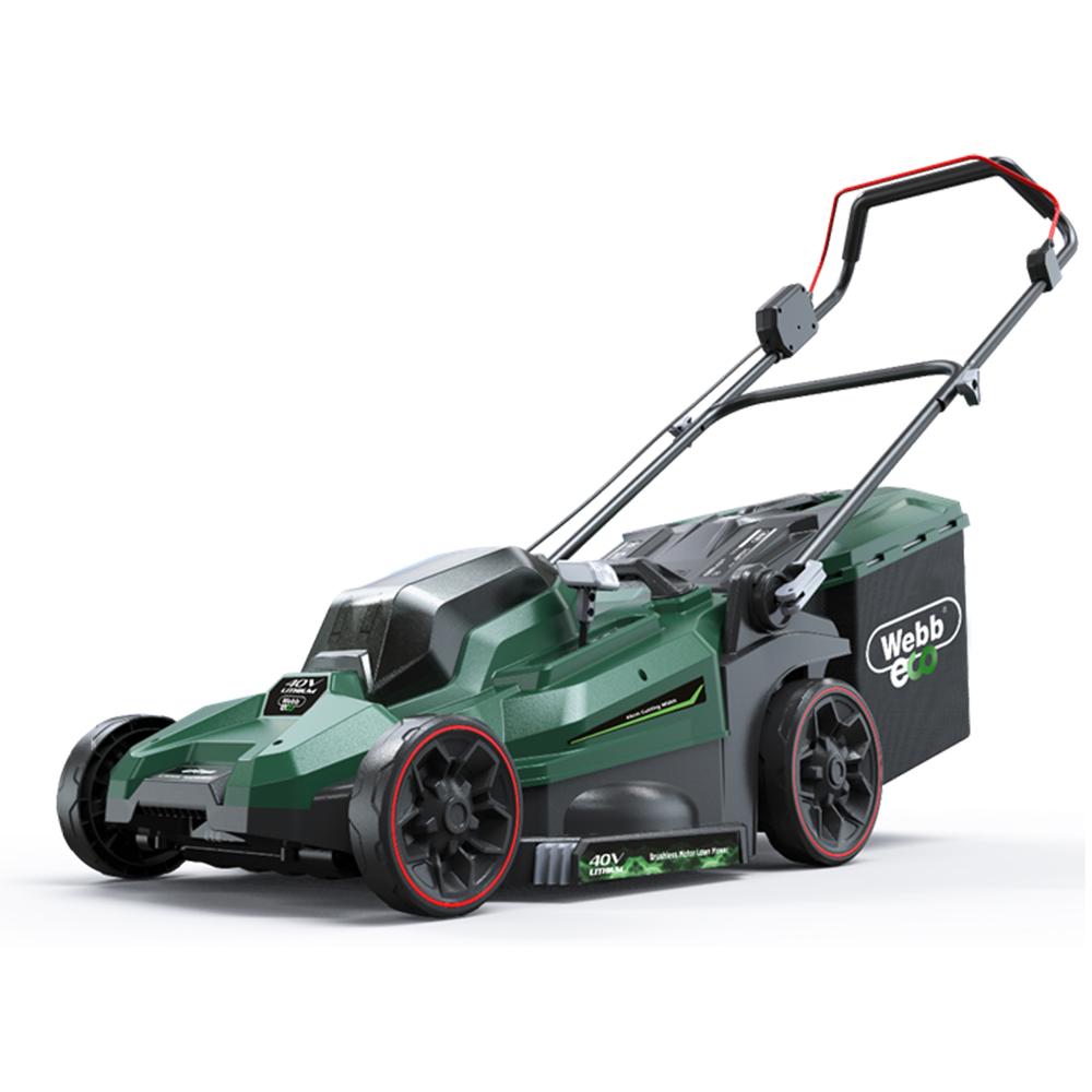 Webb X Series WEV20X2LM38RR 40v Cordless Brushless 2 in 1 Rotary Lawnmower 380mm No Batteries No Charger