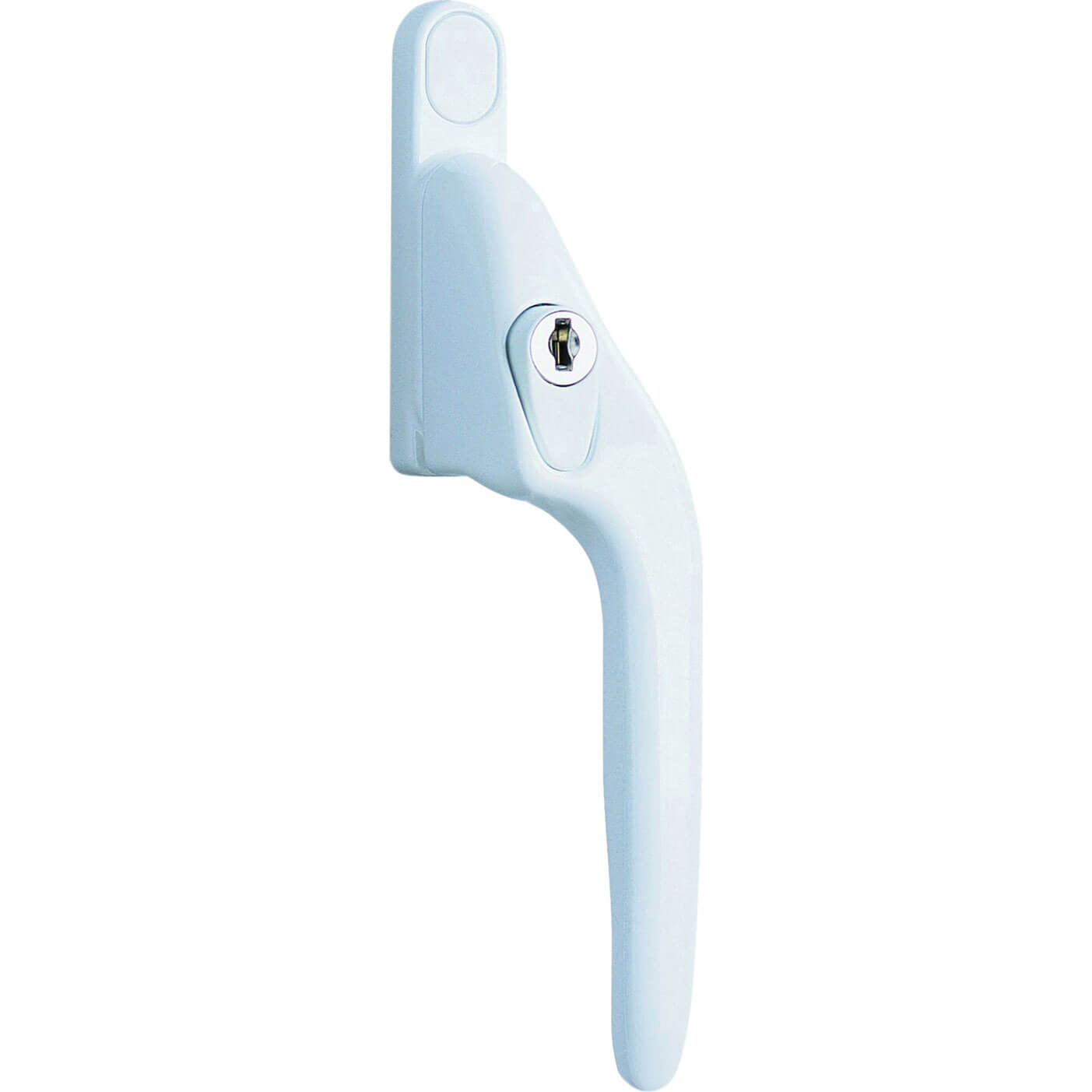 Image of Yale Right Offset Locking PVCu Window Handle White Pack of 1