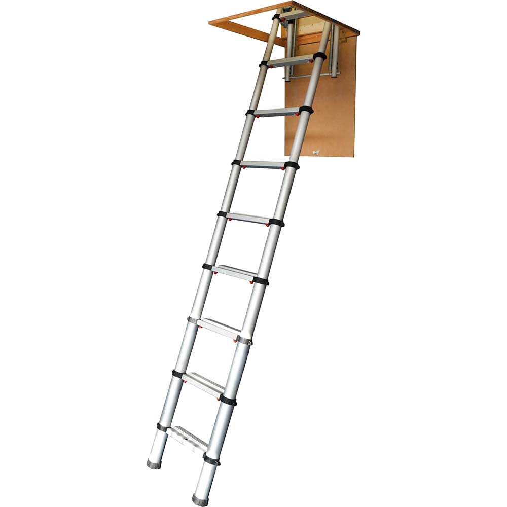 Image of Werner 301 SERIES Telescopic Loft Ladder 2.9m