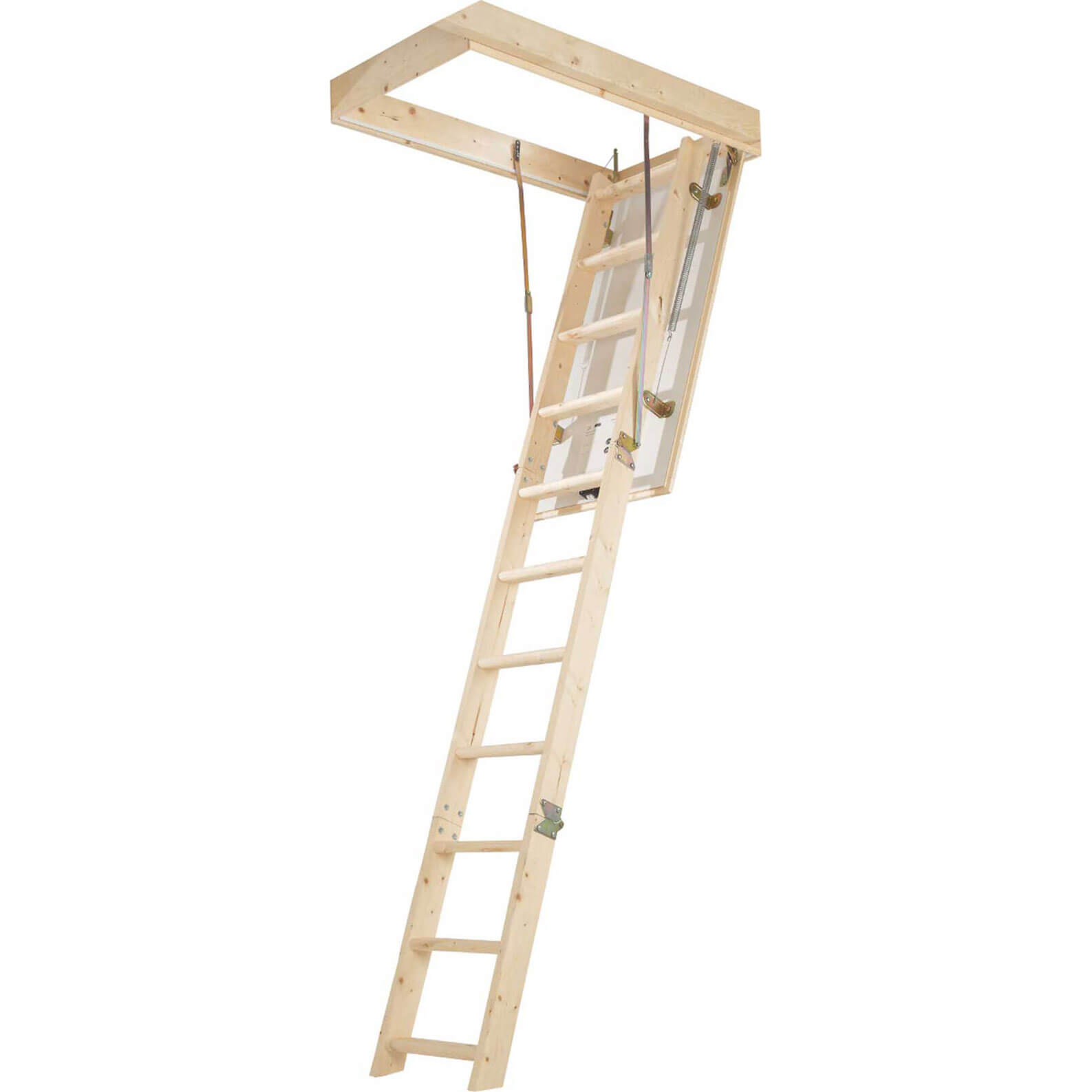 Photos - Ladder Werner TIMBERLINE 3 Section Loft  Kit 2.8m 34530300 