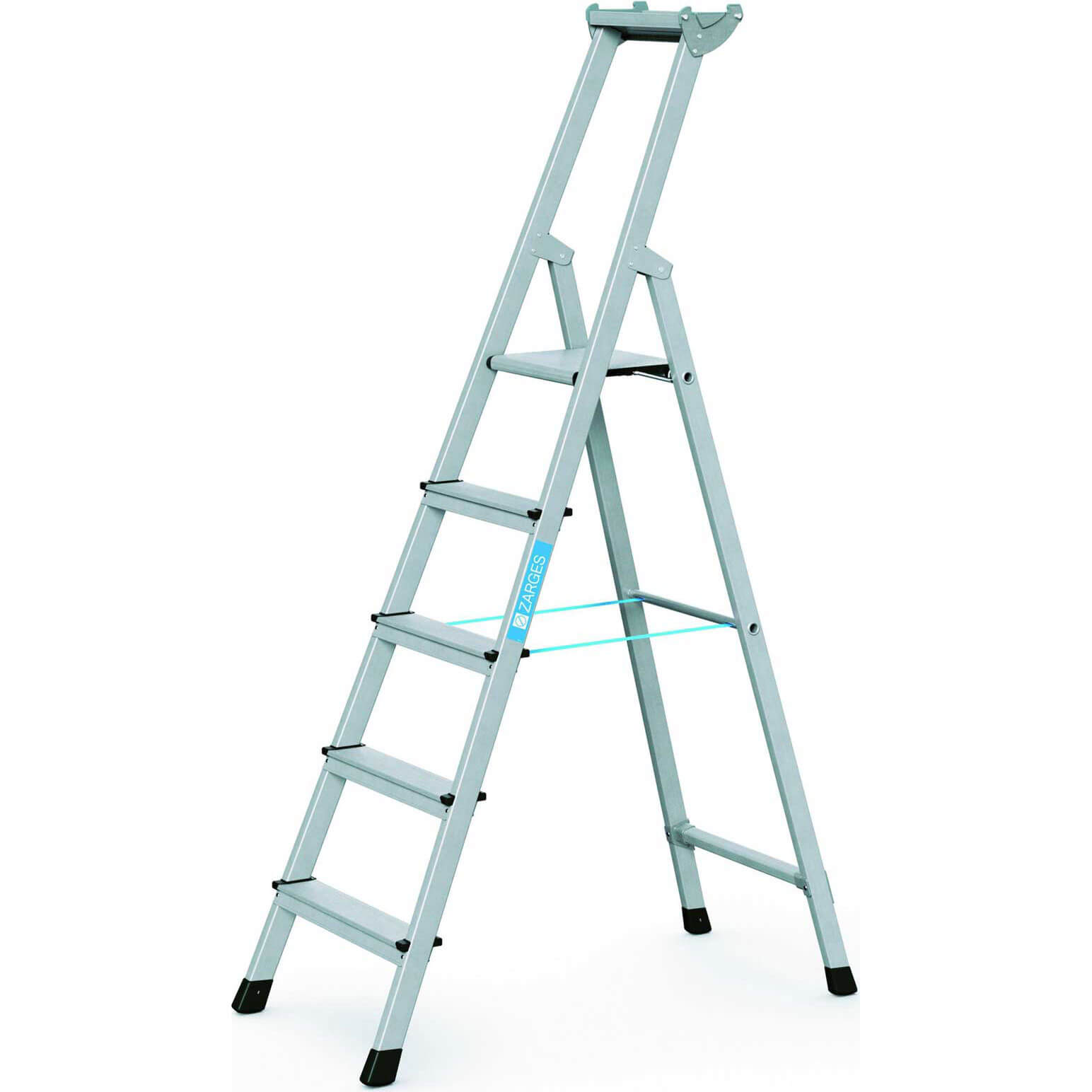Image of Zarges Anodised Trade Platform Step Ladder 5