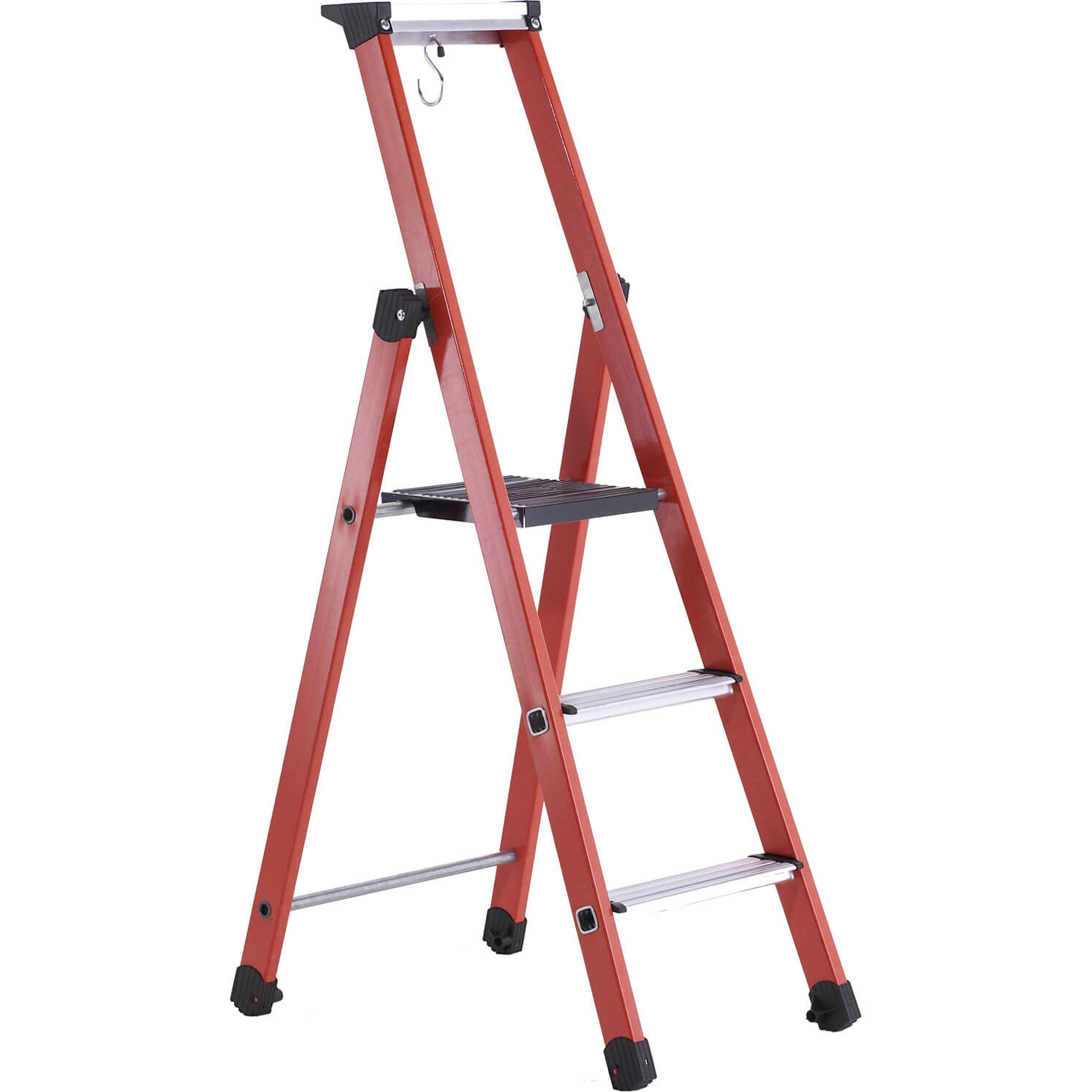 Image of Zarges Fibreglass Platform Step Ladder 7