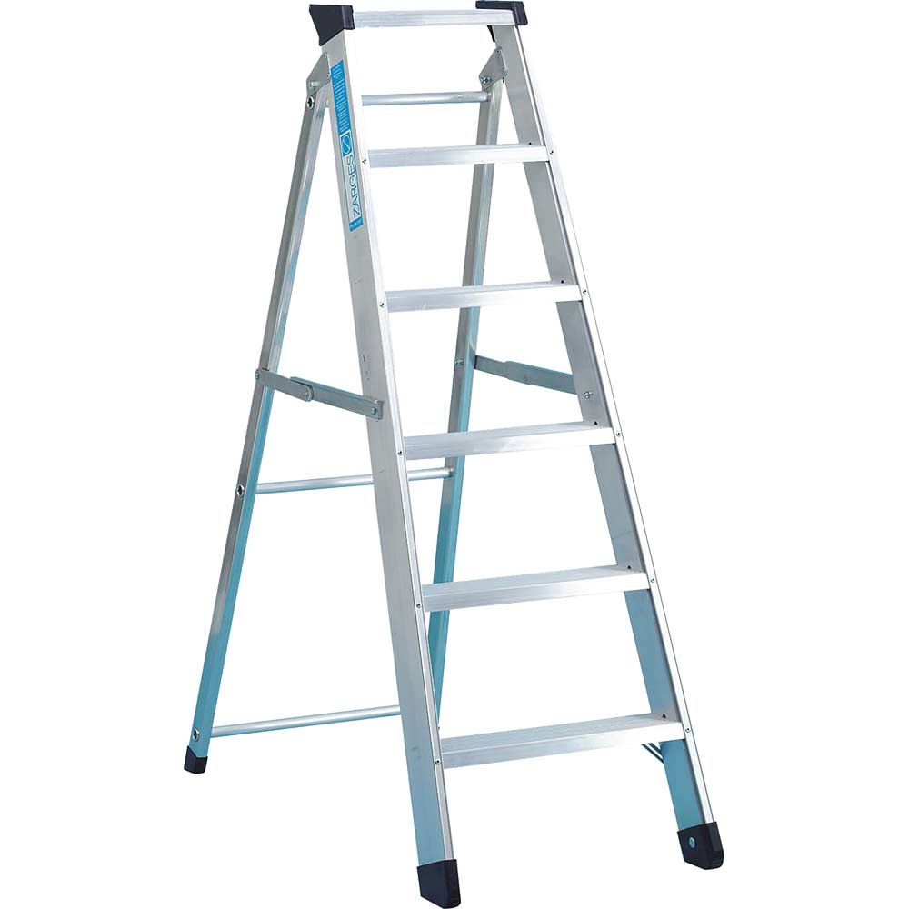 Image of Zarges Industrial Swingback Step Ladder 7