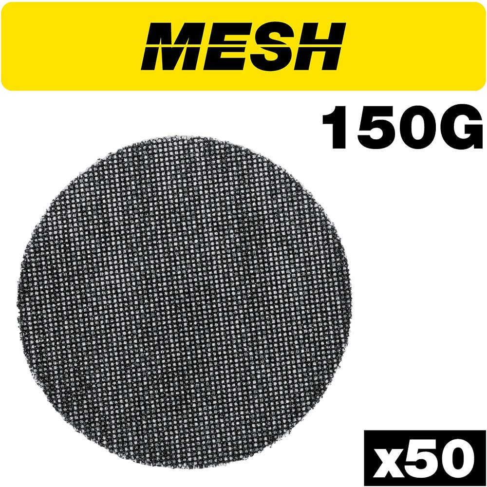 Photos - Abrasive Wheel / Belt Trend Mesh Random Orbital Sanding Disc 125mm 125mm 150g Pack of 50 AB/125/ 